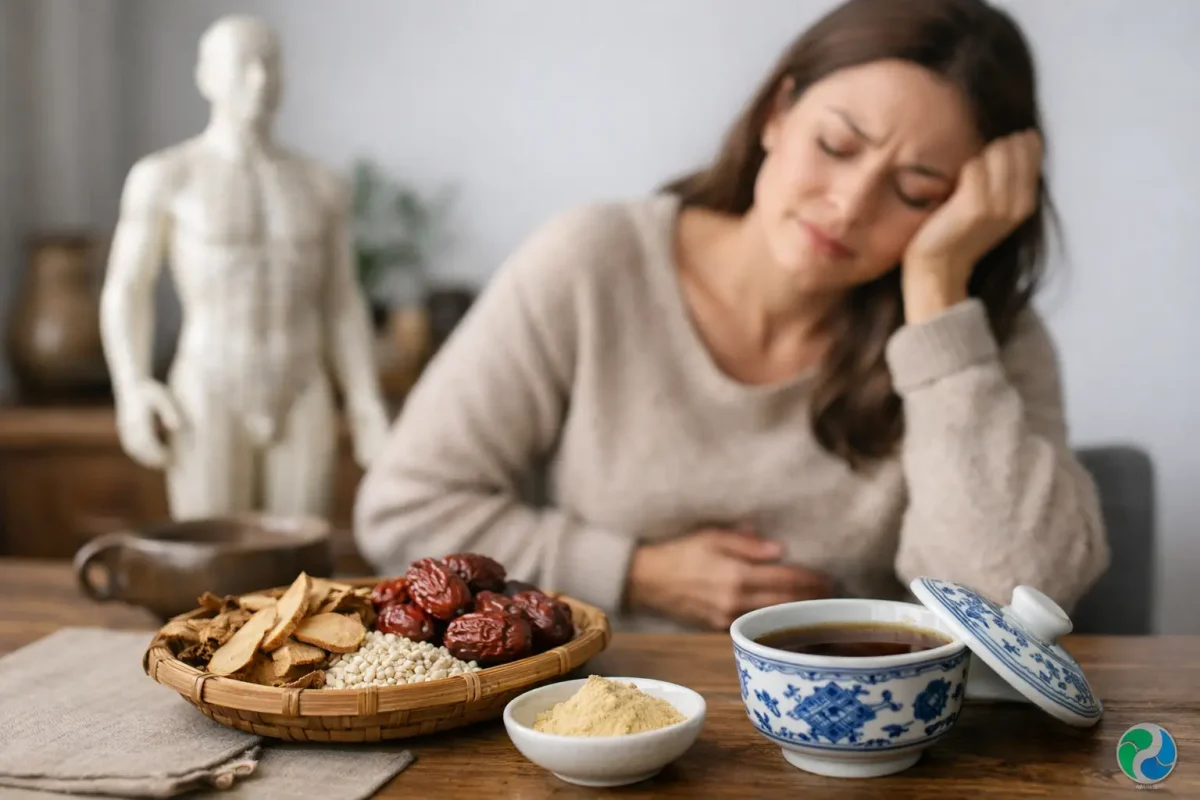 Bazo Qi deficiente en la medicina china
