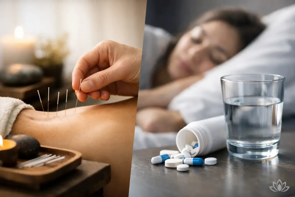 Acupuntura vs medicamentos para dormir