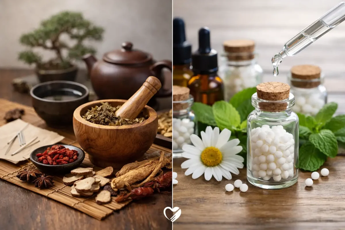 Medicina china vs homeopatía: diferencias reales